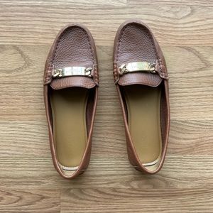 Coach leather flats